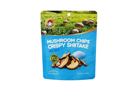Crispy Shiitake mushroom chips - Sea salt